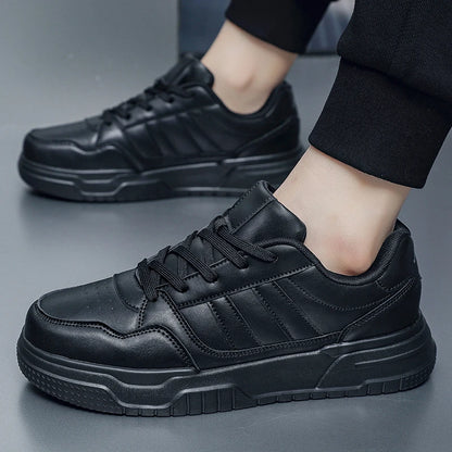 Baskets en cuir pour hommes, chaussures de sport décontractées, plates, de Skateboard, grande taille 50 51 52, offre spéciale pour livraison directe
