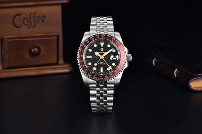 PAGANI DESIGN V4 40MM GMT NH34 Luxury Men's Watches Top Fashion Automatic Mechanical Watches for Men Sapphire Waterproof Clock