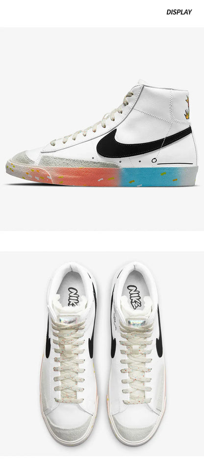 Nike Authentic sezonski unisex Blazer Mid visoki športni copati za prosti čas DJ4278-101
