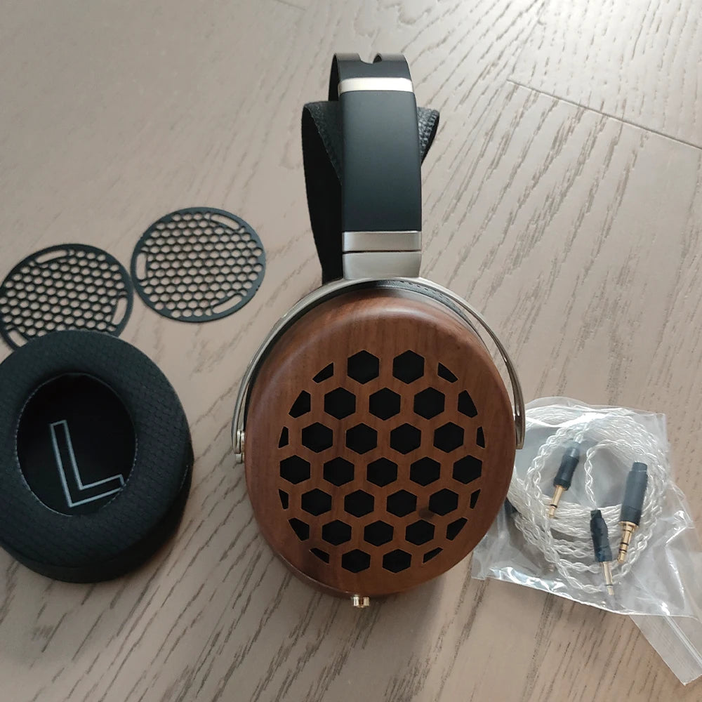 Kit de coque pour écouteurs DIY Walnut pour écouteurs. Accessoires pour écouteurs supra-auriculaires