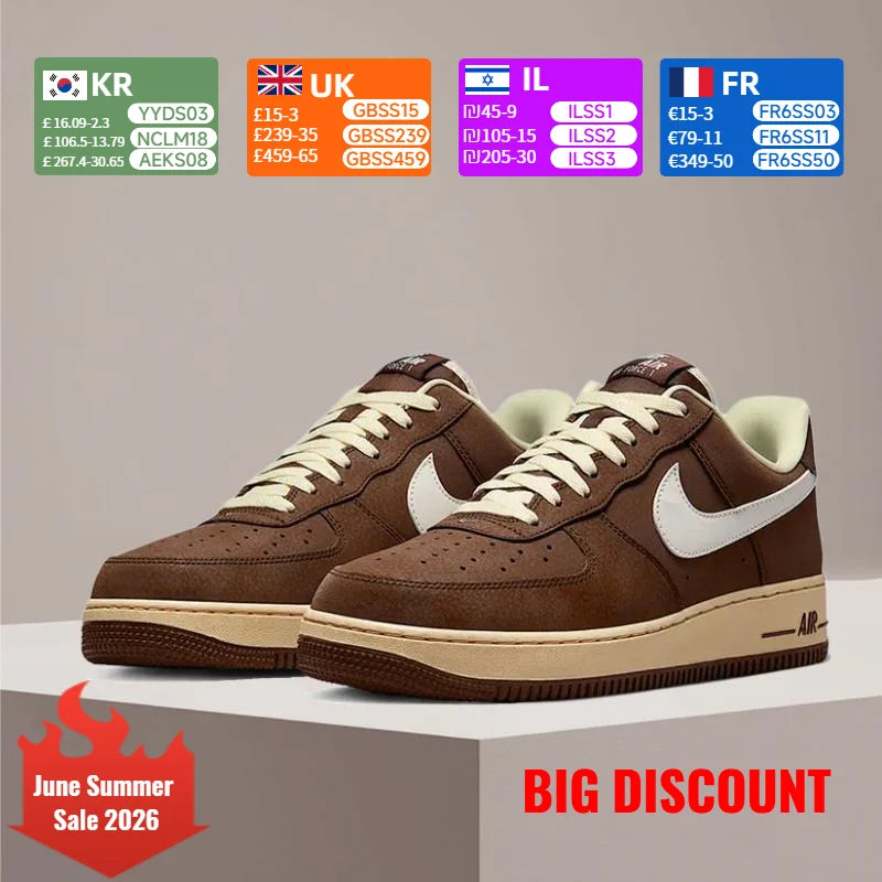 Baskets Nike Air Force 1 '07 : antidérapantes, résistantes, amortissantes, classiques, tendance, décontractées, pour le skate – FZ3592-259