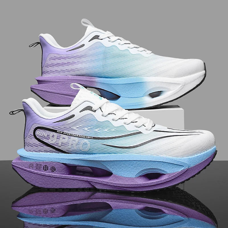 Baskets de marathon respirantes pour hommes - Chaussures de basket-ball tendance - Chaussures de marche pour homme - Baskets décontractées pour femme - Légères