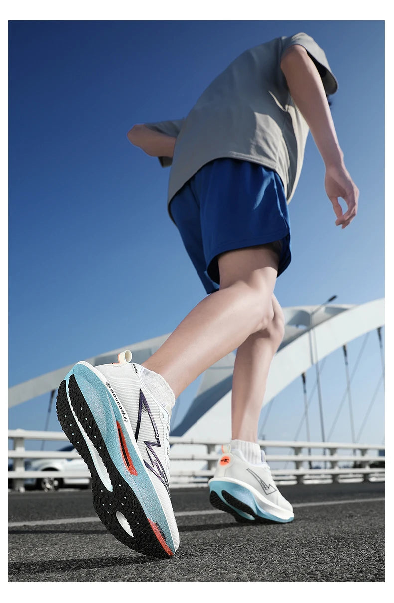 2026 løbesko med carbonplade til marathon, sportslige, åndbare og lette, komfortable skridsikre sneakers til mænd og kvinder, casual, ny