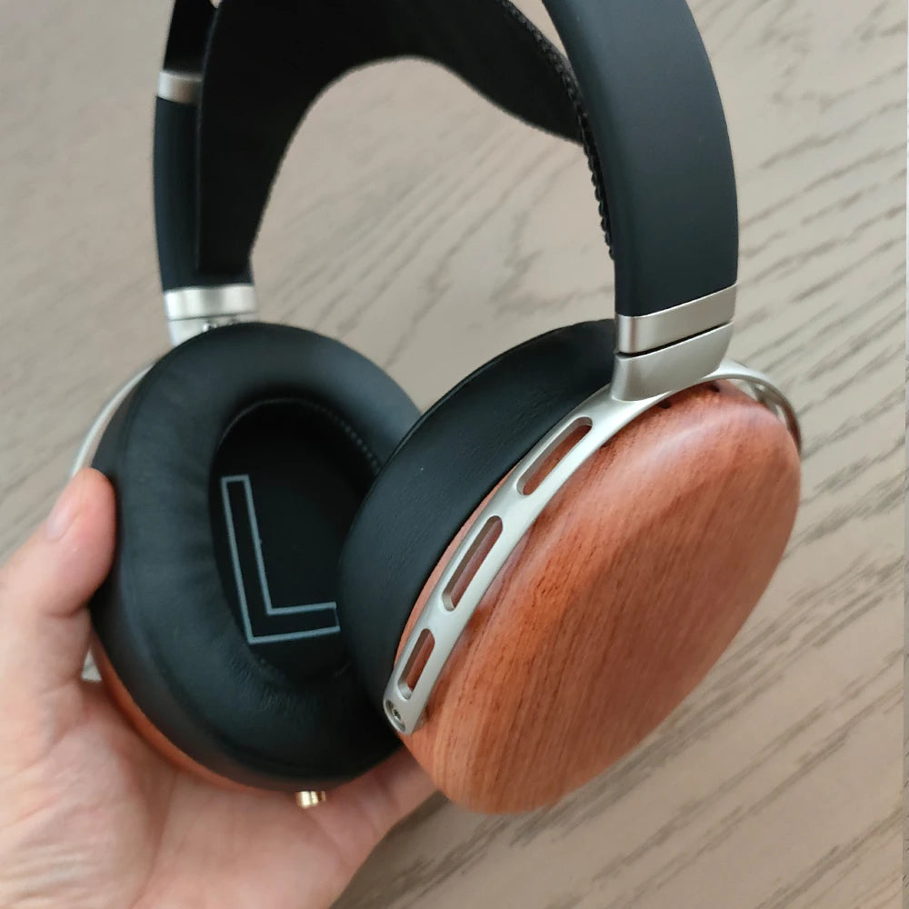 Kit de coque pour écouteurs DIY Walnut pour écouteurs. Accessoires pour écouteurs supra-auriculaires
