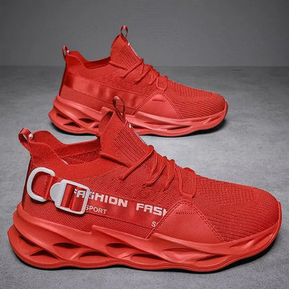 Hot Sale Fashion Purple Casual Sneakers Women Men Blade Running Shoes Big Size 48 Light Breathable Sports Shoes Men Mesh Sneaker