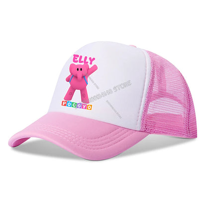 Pocoyos Pattern Baseball Cap for Kids Adult Cartoon Peaked Hat Kawaii Boys Girls Anime Summer Hats Fashion Kids Accessories Gift