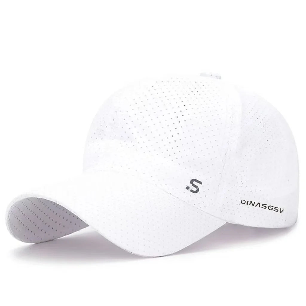 1 piece of summer quick drying mesh breathable outdoor sports duckbill cap for men and women sun shading baseball cap