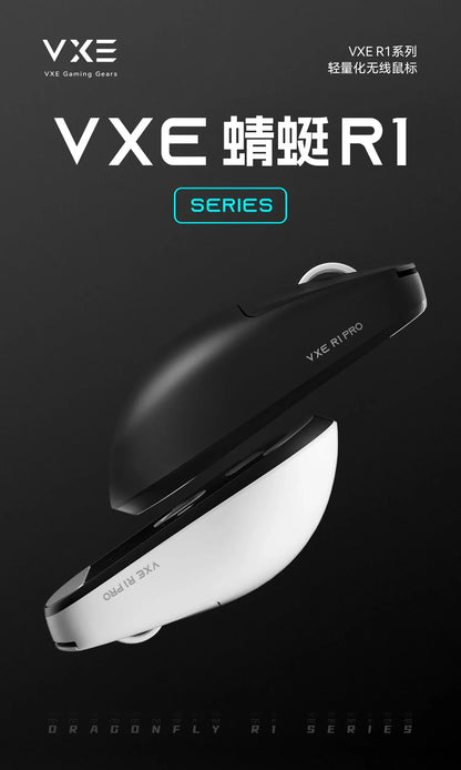 VXE Dragonfly R1 Pro Max Wireless Mouse R1 SE Lightweight PAW3395 Nordic52840 4KHz Smart Speed X FPS Office Gaming Mice Gift