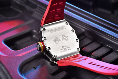 2026 New PAGANI DESIGN Men's Quartz Watches VH65 Movt Skeleton Dial 100M Waterproof Sport Rectangle Sapphire Glass Watch for Men