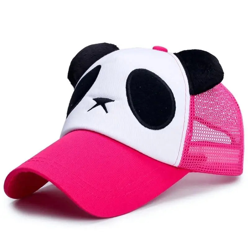 Summer Cute Panda Baseball Caps For Men Women Cotton Hip Hop Snapback Hats Sun Protection Boys Girls Outdoor Gorras Dropshipping