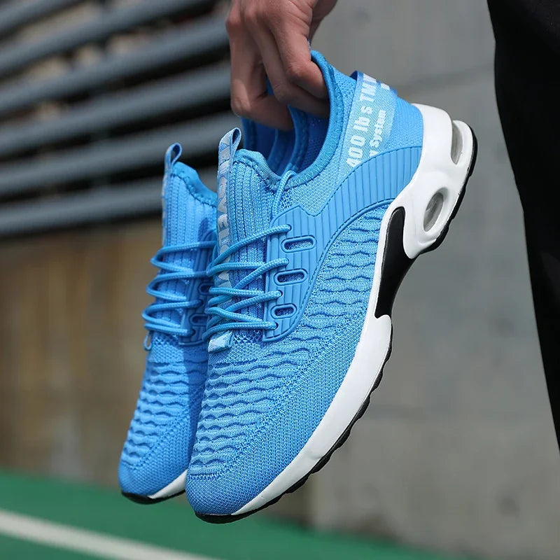 Chaussures d'été pour hommes maille chaussures de sport décontractées printemps été chaussures Tennis léger marche noir baskets 2025 article de vente chaude
