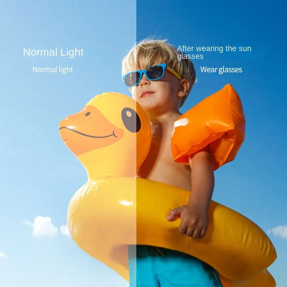 Fashion Cartoon Sunglasses Kids Summer UV400 Trend Sunshade Eyewear Anti-reflective Outdoor Sun Glasses for Children