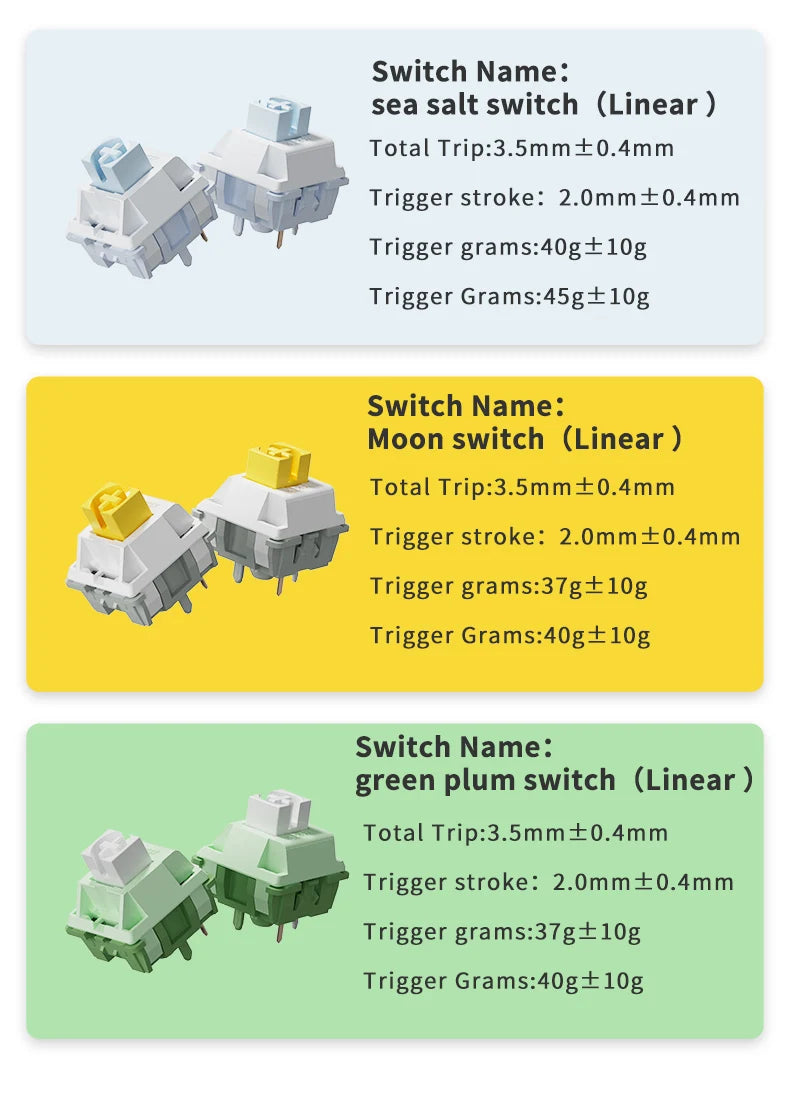 AJAZZ AK820 mechanische Tastatur, 70 % Kompaktlayout/RGB-Beleuchtung/Hot-Swap-fähige Switches, mit kabelgebundener, kabelloser und Bluetooth-Verbindung
