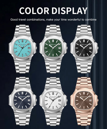 Specht&Sohne 2025 New Classic Men's Watches Luxury Automatic Watch For Men Stainless Steel Sapphire 8215 Mechanical WristWatch