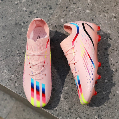 Nouveaux hommes chaussures de Football ultralégères TF/FG bottes de Football professionnelles unisexe antidérapant de haute qualité en gros livraison directe formation