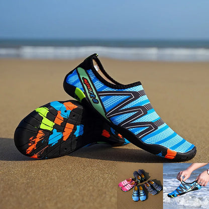 Aqua-schoenen, sneldrogende strand- en waterschoenen, unisex zwem-aquaslippers, barefoot-surfschoenen, Upstream-sneakers, lichte zomersokken voor buiten