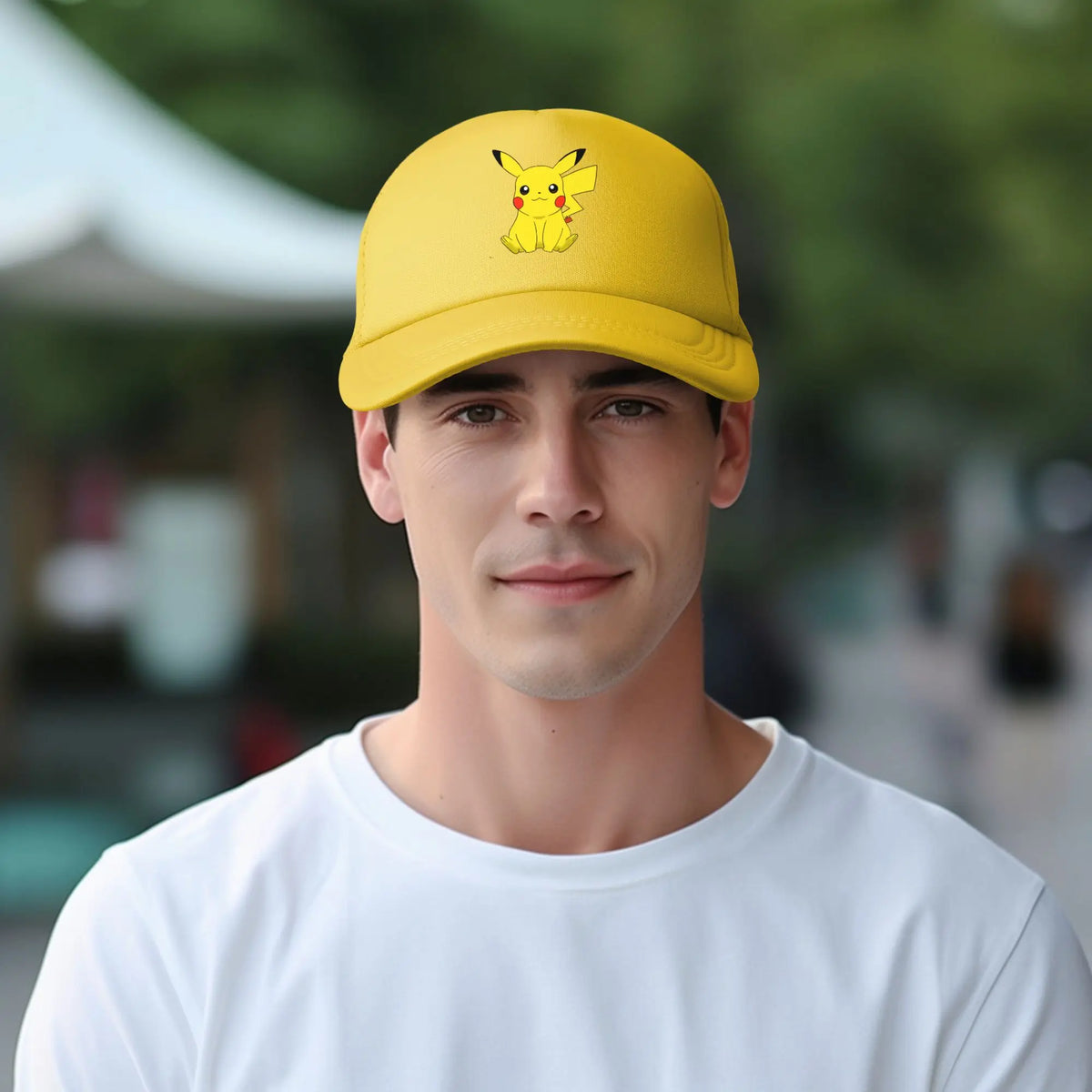 Καπέλα Trucker Pikachu Pokemoned Anime, Καπέλα Unisex, Καπέλα Trucker, Καπέλα αγώνων, Ρυθμιζόμενα καπέλα μπέιζμπολ από πολυεστέρα με πλέγμα, Καλοκαίρι