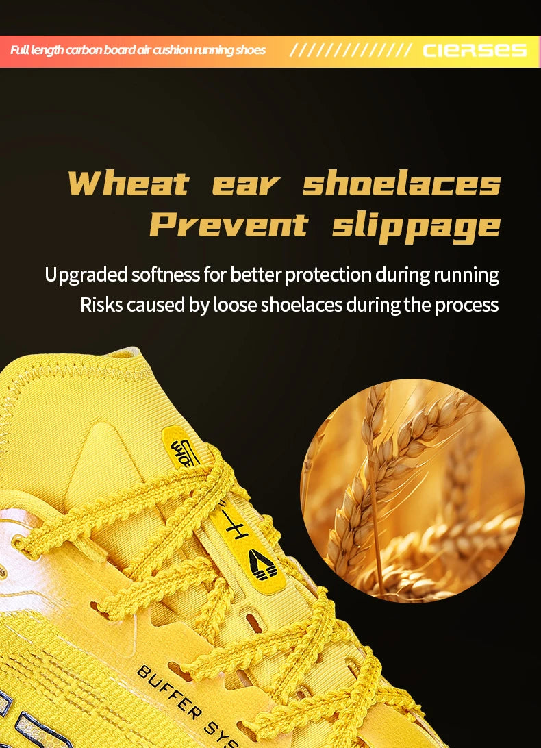 CIERSES  New Carbon Fiber Marathon Racing Training Shoes Breathable And Shock-Absorbing Air Cushion Men's Casual Sports Shoes