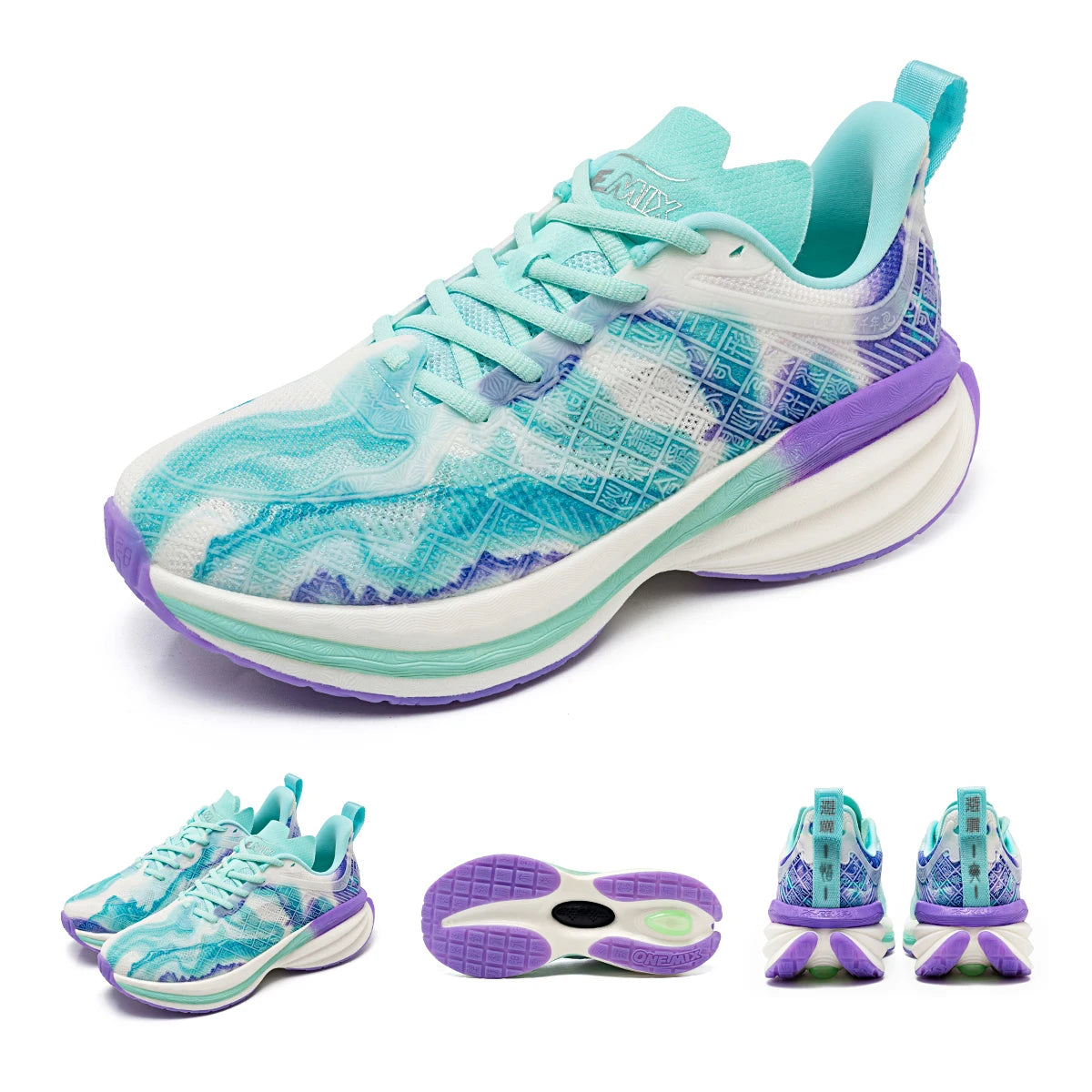 ONEMIX Scarpe sportive cinesi Nuove scarpe da corsa da uomo ammortizzanti Antiscivolo Traspiranti Leggere Sneaker da donna per attività all'aperto