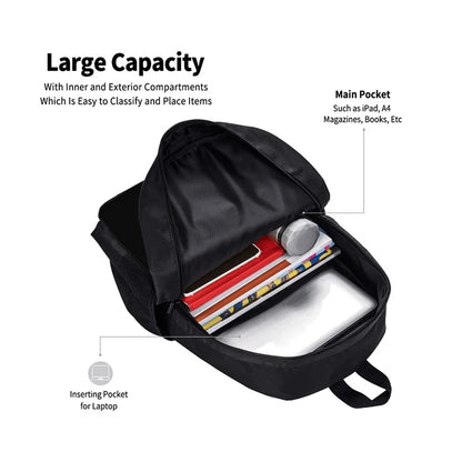 Mochilas Infantis Populares FortniteS para Rapazes e Raparigas, Presente de Aniversário para Estudantes, Mochilas Escolares Unissexo para Crianças, Mochila de Campismo Resistente