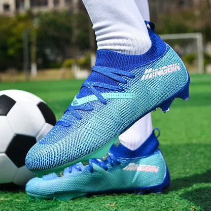 New Men Football Boots Professional Soccer Shoes Cleats Futsal Women Unisex Ultralight Hot Sale High-quality TF/FG Sneakers