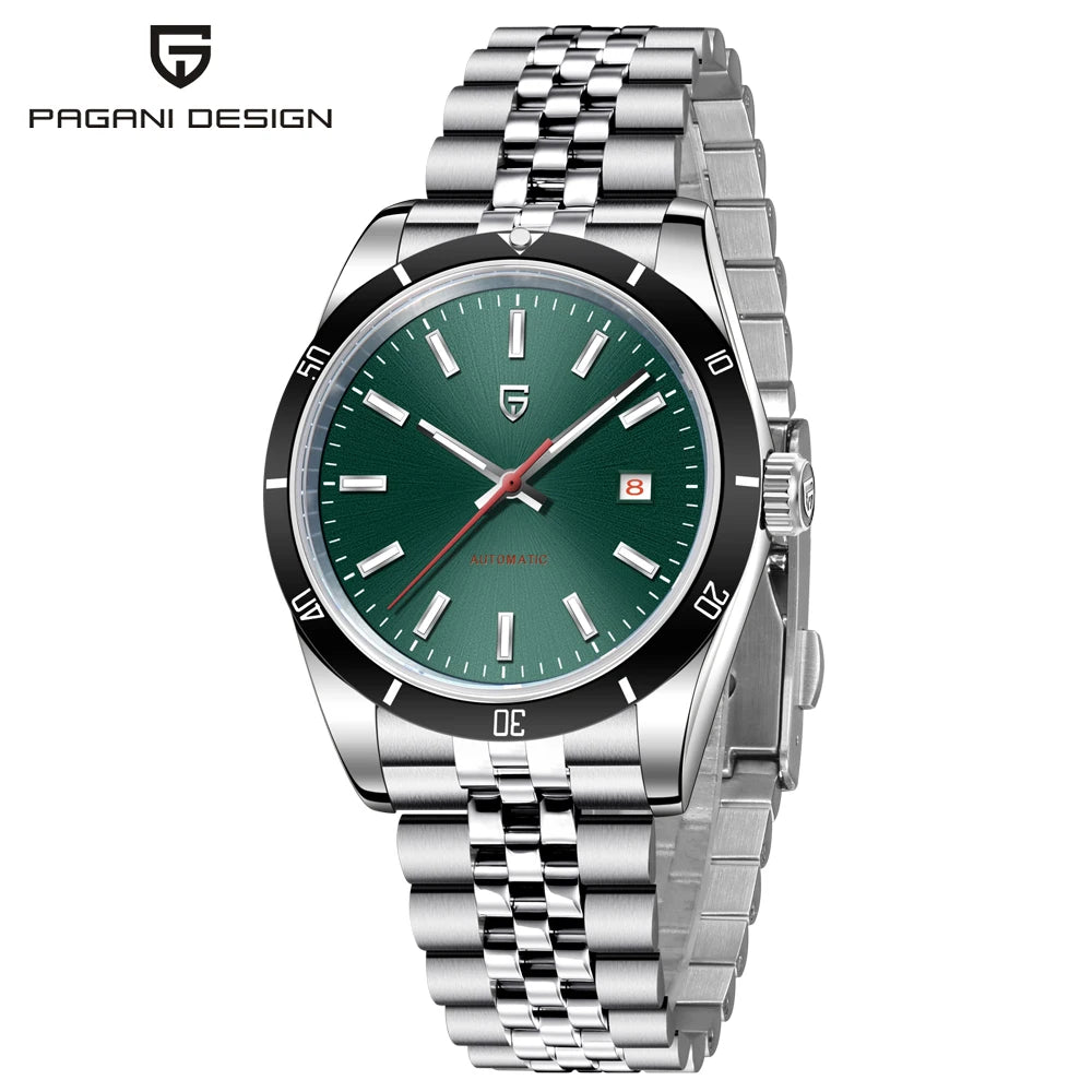 2026 New PAGANI DESIGN BB58 Men's Watches Luxury Automatic Watch For Men Mechanical Wristwatches AR Sapphire Waterproof Luminous