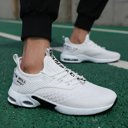 Chaussures d'été pour hommes maille chaussures de sport décontractées printemps été chaussures Tennis léger marche noir baskets 2025 article de vente chaude