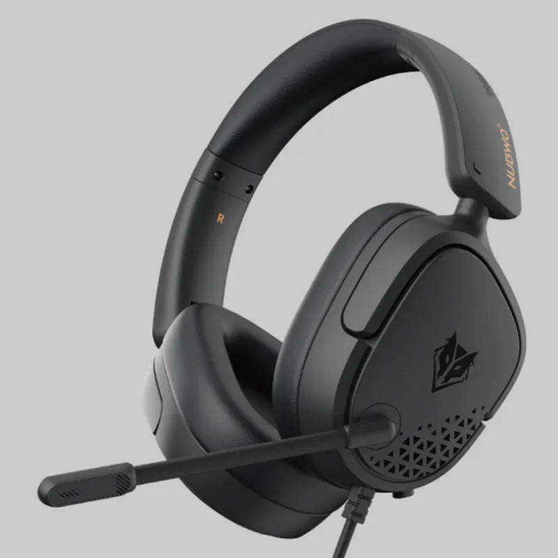 Casque de jeu filaire NUBWO pour PS5/PS4 Xbox Series X | S/Xbox One Switch Cache-oreilles à mémoire souple avec micro unidirectionnel transparent Jack 3,5 mm