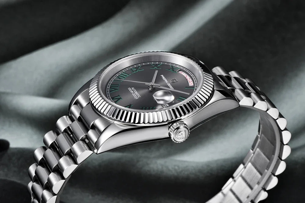 PAGANI DESIGN DD40 herenhorloge – Model in roségoud, luxe mechanisch polshorloge, automatisch uurwerk, saffierglas met antireflectiebehandeling, waterdicht