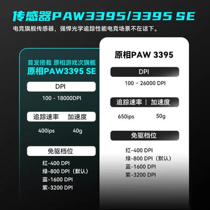 VXE Dragonfly R1 Pro Max Wireless Mouse R1 SE Lightweight PAW3395 Nordic52840 4KHz Smart Speed X FPS Office Gaming Mice Gift