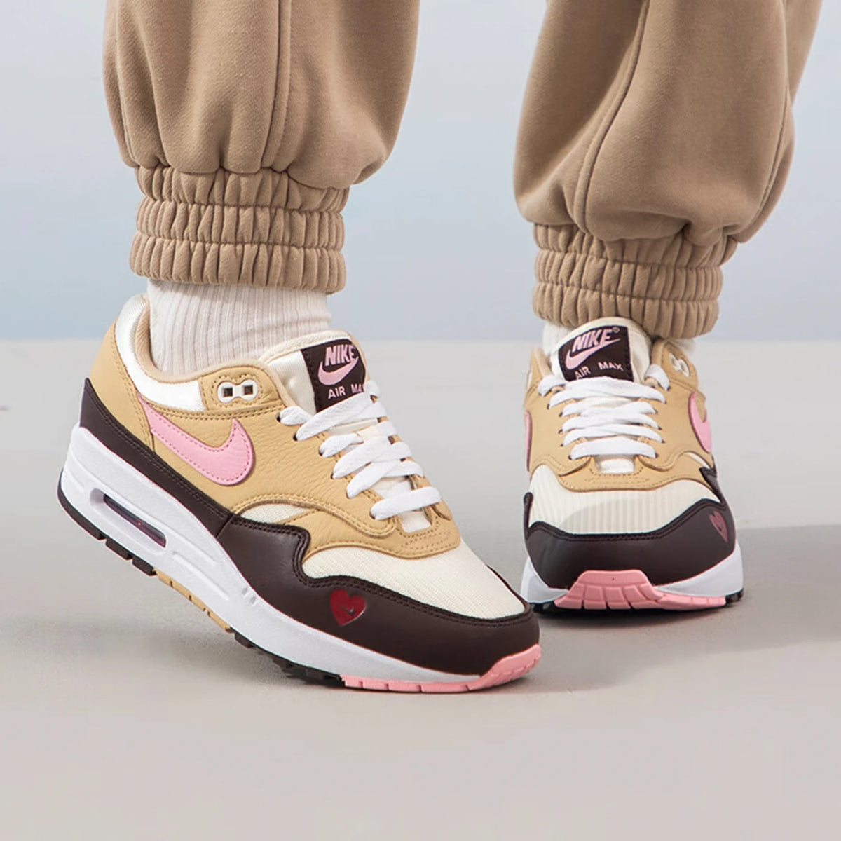 Nike Official Authentic Air Max 1 87 Women's Minimalist Sporty Casual Sneakers FZ4346-200