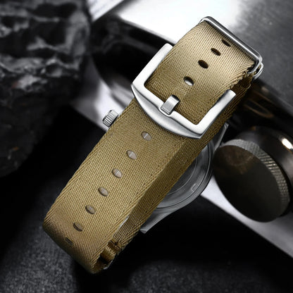 MILITREK 2026 New Military Retro Men's VH31 Quartz Watch 37mm Sapphire Stainless Steel 100m Waterproof C3 Luminous Watch for Men