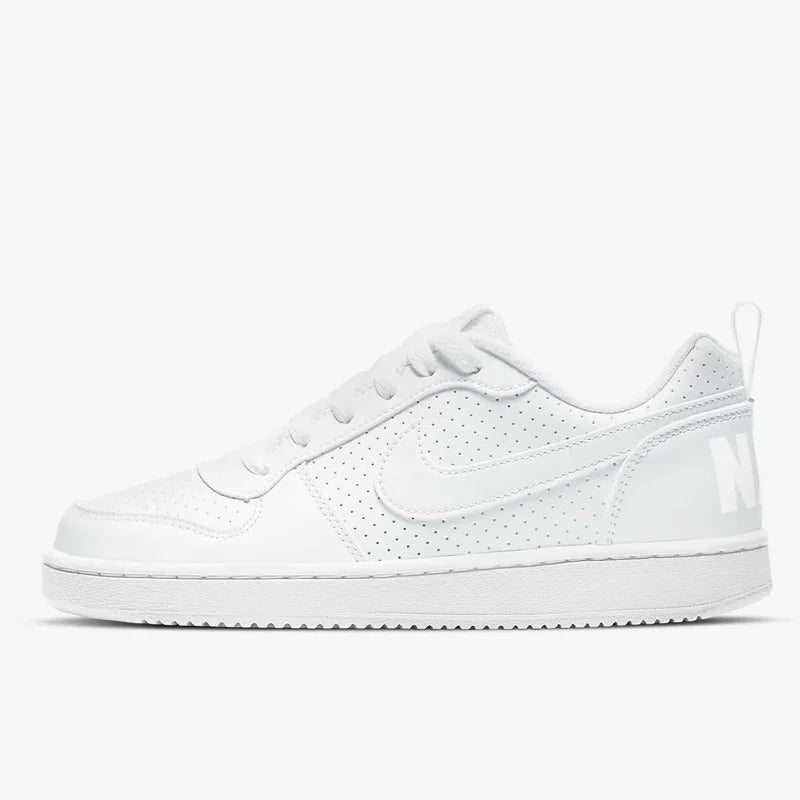 Nike Court Borough Retro versátiles informales antideslizantes transpirables equilibradas de corte bajo blancas Av3171-100