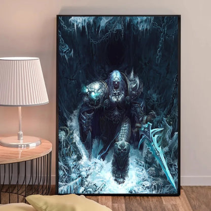 World of Warcraft-spilplakat – udskrifter og plakater i god kvalitet – plakat i HD-kvalitet – vægkunst – maleri – studie – boligindretning