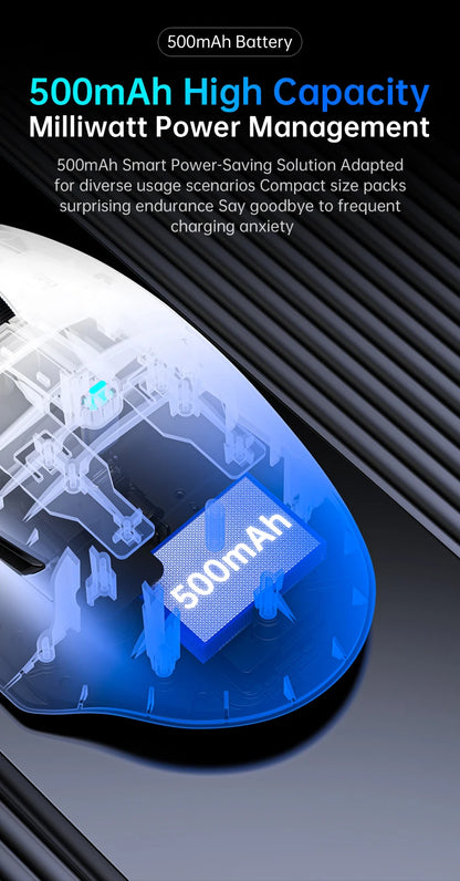 ATTACK SHARK V6 Wireless Gaming Superlight Mouse with RGB Magnetic Charging Dock, PAW3311 Sensor, Macro Gaming Mouse