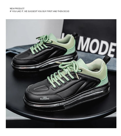 Air Cushion Men Sports Running Shoes Casual Breathable Lightweight Women's Comfortable Athletic Nonskid Walking Sneakers ﻿