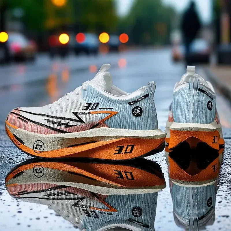 Running Shoes Speciality Carbon Board Marathon Men Sports Breathable Lightweight Women's Comfortable Athletic Nonskid Sneakers