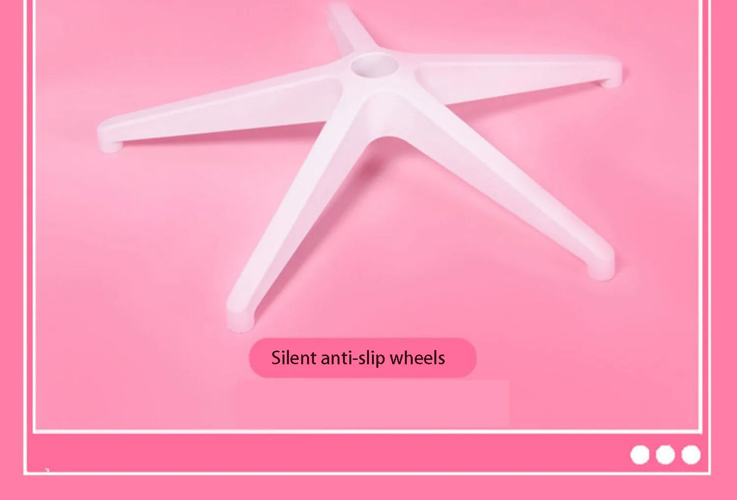 Pink Cartoon Electric Sound Girl Office Chair 360° Lift Rotating Home Computer Game Student Learning to Upgrade Latex Cushion