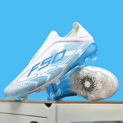 New Men's Soccer Shoes Match Indoor Hot-Selling Outdoor Football Boots Grass Cleats High-Top Futsal Sneakers Non-Slip High-Quality
