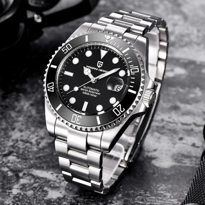 PAGANI DESIGN New Men Mechanical Wristwatch Luxury Ceramic Bezel Automatic Watch Sapphire Glass Watch for Men Relogio Masculino