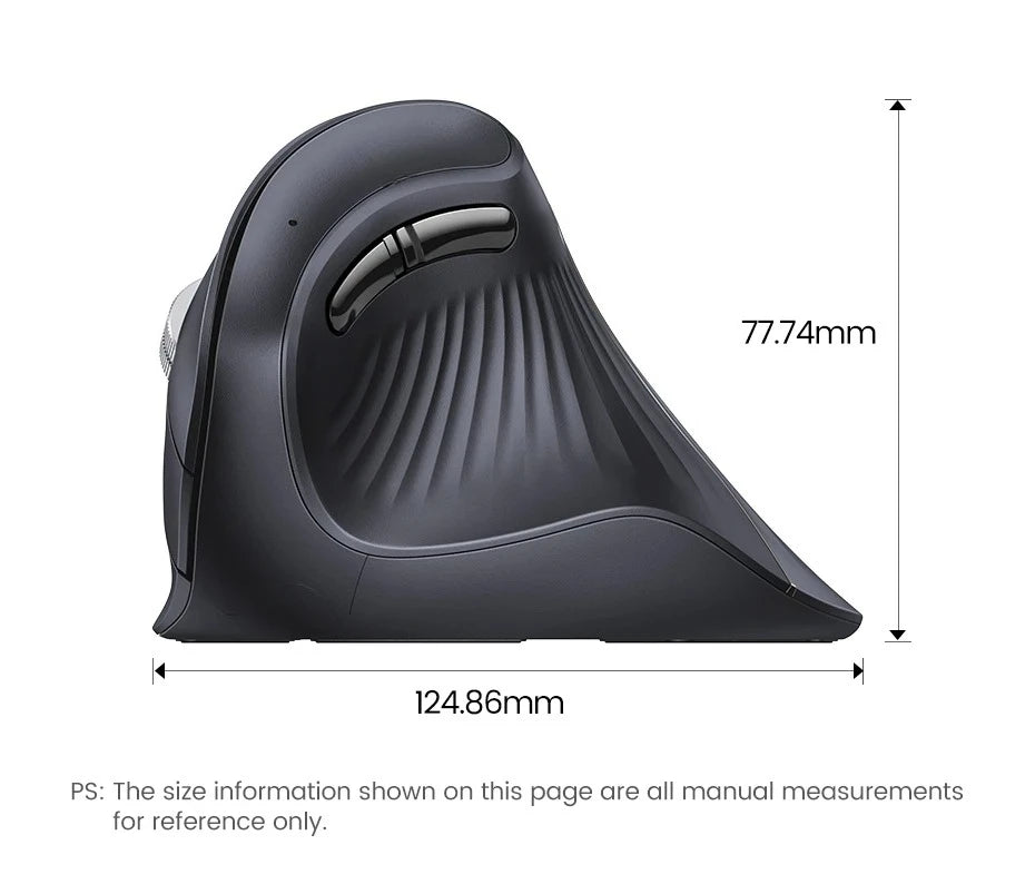 Mouse Wireless Bluetooth 5.0 2.4G Ergonomic 4000DPI 6 Mute Buttons for MacBook Tablet Laptops Computer PC Mice