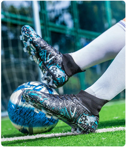 Men Professional Football Shoes Society Cleats Soccer Shoes Original Indoor Football Field Boots Grass Training TF/FG Sneaker