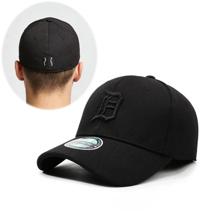 Czapka baseballowa z elastycznym paskiem — jednokolorowa