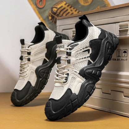 Pantofi casual din piele pentru exterior, stil britanic, pentru bărbați, antiderapanti, de designer, pantofi plată pentru plimbare, la modă, cu talpă groasă