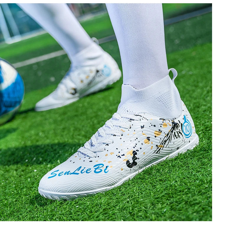 New Men Professional Soccer Shoes Non-slip Football Boots Unisex Breathable Futsal Sports New Cleats Drop Shipping Ultralight
