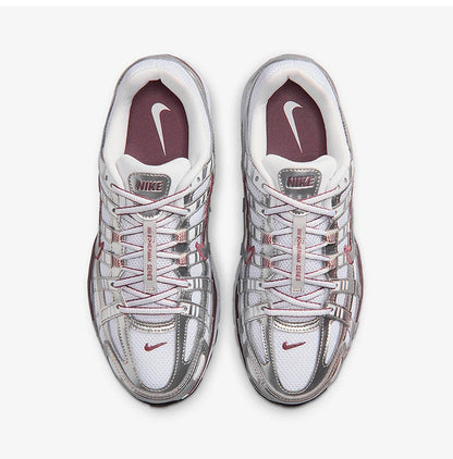 Nike Authentic P-6000 Damen-Sneaker mit niedrigem Schaft und Schnürung, verschleißfest, für den täglichen Freizeitgebrauch BV1021-110