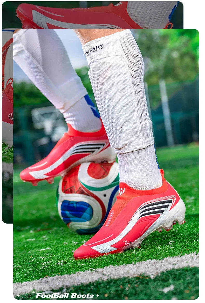 Nouvelles chaussures de football pour hommes, baskets d'entraînement de haute qualité, chaussures de soccer, crampons pour terrain en herbe, futsal, matchs en salle, antidérapantes, best-seller, pour l'extérieur
