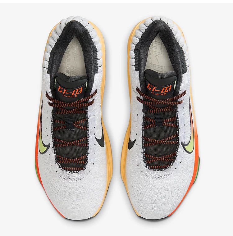 Nike genuine G.T. HUSTLE Men's Fashion Cushioned Basketball Shoes FV5952-101