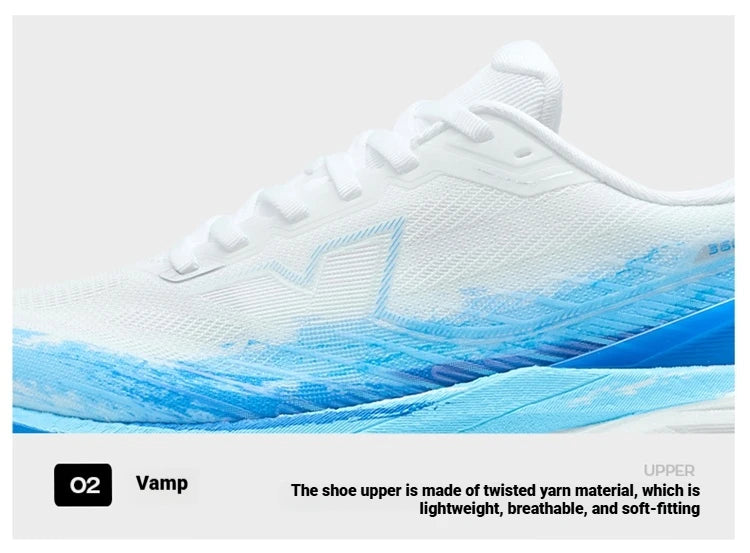 Xtep 360X 3.0 LITE hardloopschoenen voor heren met schokdemping en veerkracht, nieuwe sportschoenen met koolstofplaat 974119110025