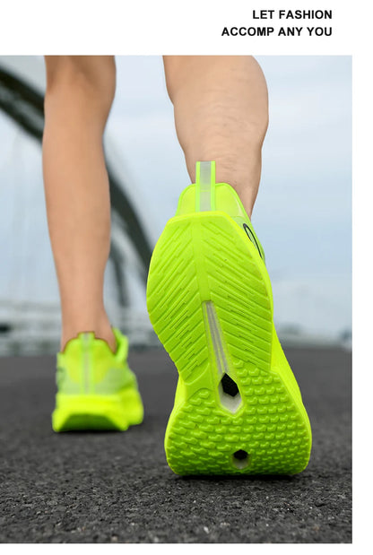 Baskets de marathon respirantes pour hommes - Chaussures de basket-ball tendance - Chaussures de marche pour homme - Baskets décontractées pour femme - Légères